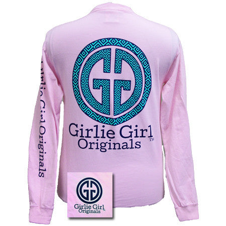 Girlie Girl Originals Logo Pattern (Comfort color long sleeve)