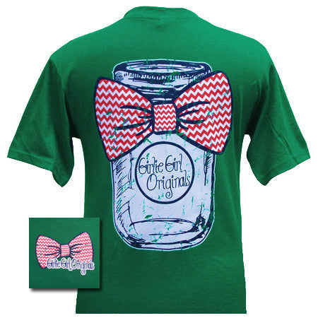 Girlie Girl Mason Jar Kelly Green
