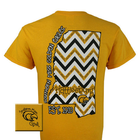 Southern Miss T-Shirt: State Chevron (Short Sleeve)