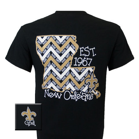 Who Dat? State Chevron (Short Sleeve)