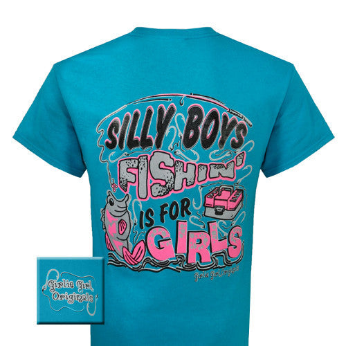 Fishin' - Caribbean Blue (Short Sleeve)