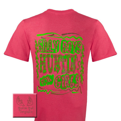 Silly Boys - Hot Pink (Short Sleeve)