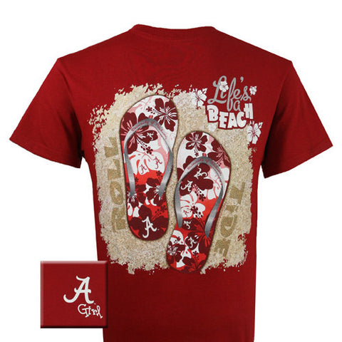 Alabama T-Shirt: AL Hibiscus (Short Sleeve)
