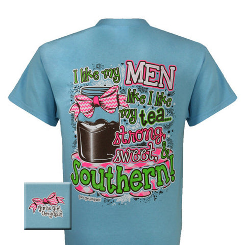 I like my men Sweet and Southern Sky Blue (Short Sleeve)