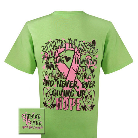 Think Pink - Lime (Short Sleeve)