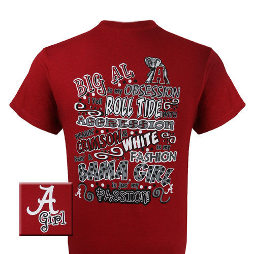 Alabama T-Shirt: AL Obsession (Short Sleeve)