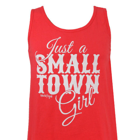 Just a small town girl Paprika (Comfort Color Tank)
