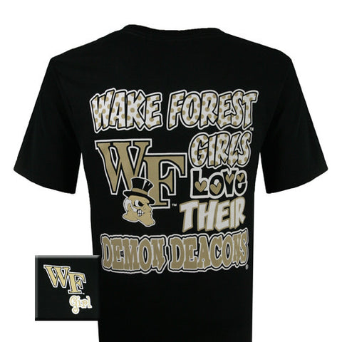 Wake Forest T-Shirt: Wake Forest Girls (Short Sleeve)