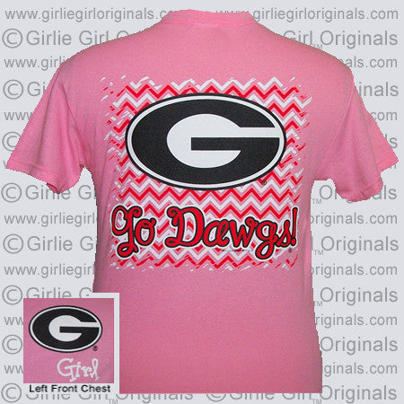 Georgia T-Shirt: Georgia Logo Chevron (Short Sleeve)