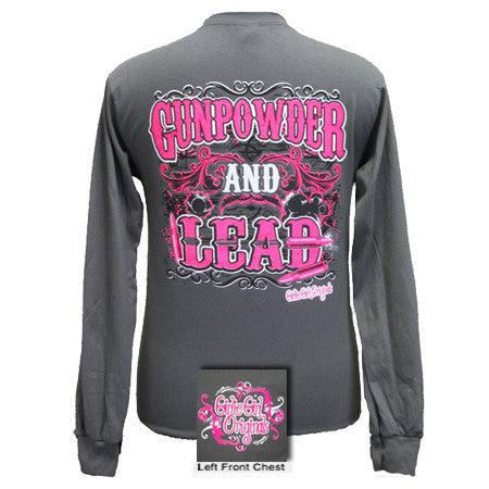 Gun Powder and Lead Charcoal Longsleeve