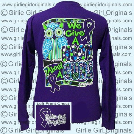 Hoot About A Cure - Purple (Long Sleeve)