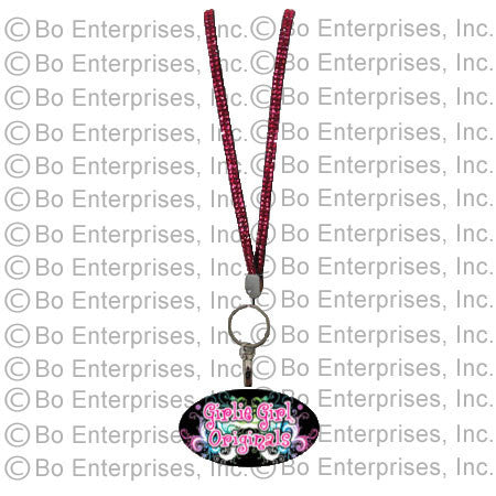 Lanyard- Hot pink