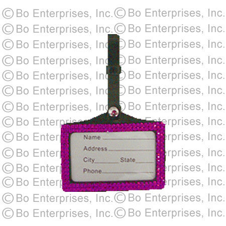 Luggage Tag- Hot Pink