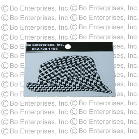 Houndstooth Hat Decal