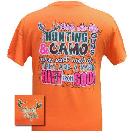 Hunting Rare Gift - safety orange (short sleeve)