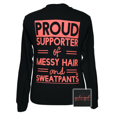 Proud Supporter Black Long Sleeve