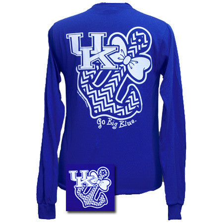 Kentucky Bowtie Anchor Royal Long Sleeve