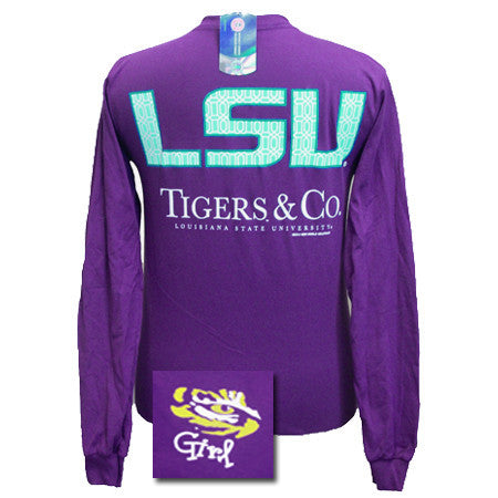 LSU Tigers and Company Purple Long sleeve