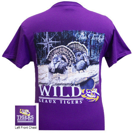 LSU Turkey - Purple (short sleeve)