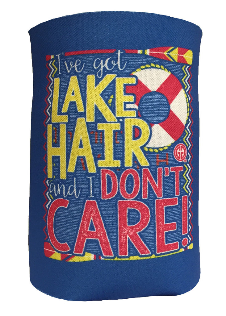 KZ-Lake Hair and I Don't Care Koozie