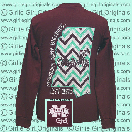 MSU T-Shirt: State Chevron (Long Sleeve)