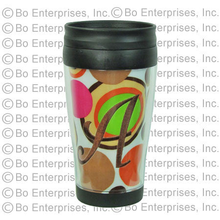 Pink Multi-Brown Pok-a-dots Mug