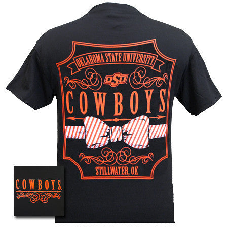 OSU Pattern Bowtie Black Short Sleeve