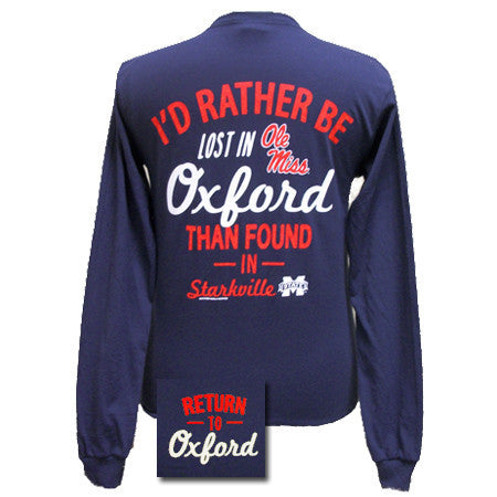 Ole Miss Lost in Oxford Navy