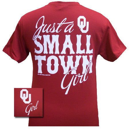 Oklahoma Small Town Girl Cardinal Red