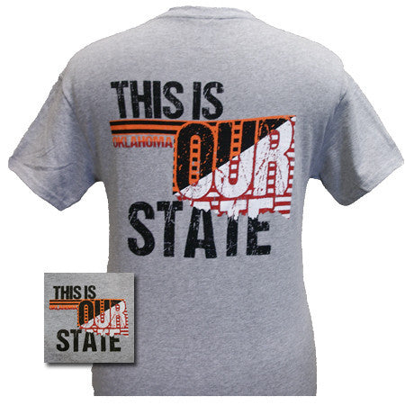 Oklahoma This is Our State Sports Grey