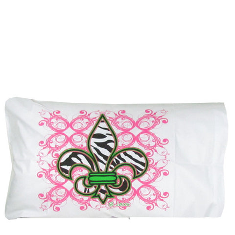 Pink Fleur Pillowcase