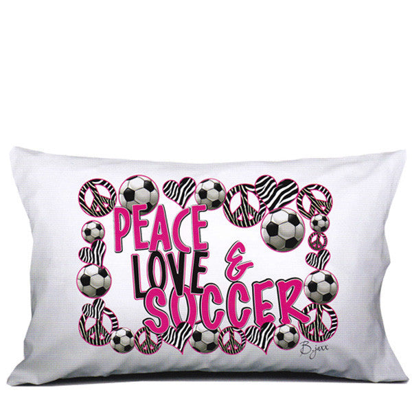 Peace Love & Volleyball Pillowcase