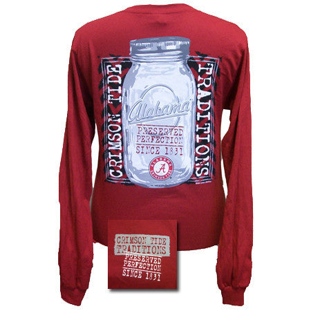 Alabama Preserved Perfection Cardinal Red Long sleeve