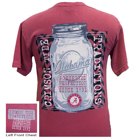 Alabama Preserved Perfection Comfort Color Crimson