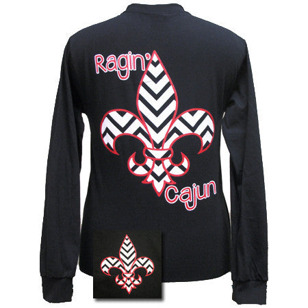 Ragin' Cajun Black Long Sleeve