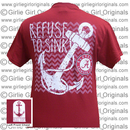Alabama T-Shirt:Refuse to sink (Short Sleeve)