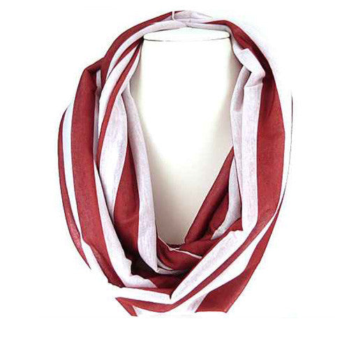 SC0058 WHITE WINE INFINITY SCARF