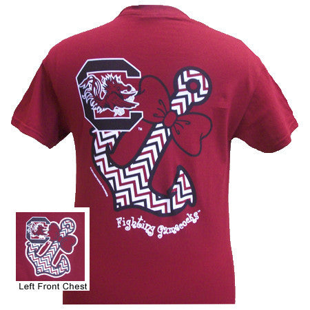 South Carolina T-Shirt: SC Bowtie Anchor (Short Sleeve)