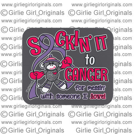 Sockin' It to Cancer Mouse Pad