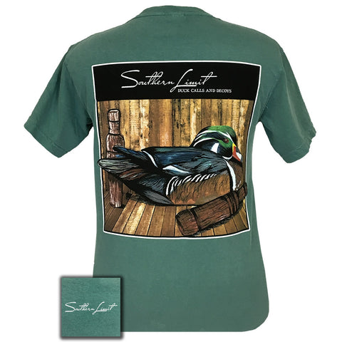 Southern Limit Duck and Decoys Light Green Comfort Color