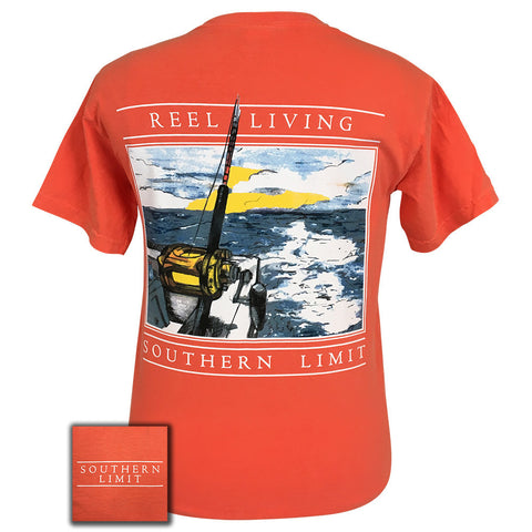 Southern Limit Reel Living Bright Salmon Short Sleeve