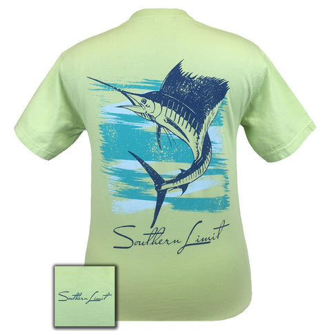 Southern Limit Sailfish Comfort Color Celadon Short Sleeve