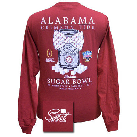 Alabama Mason Sugar Bowl - Cardinal Red (Long Sleeve)