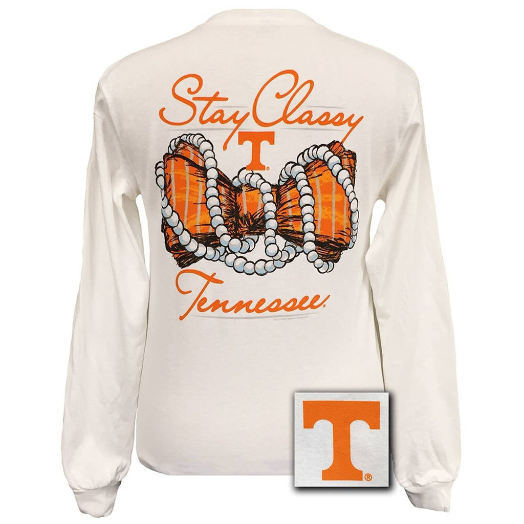 Stay Classy Tennessee White Long Sleeve