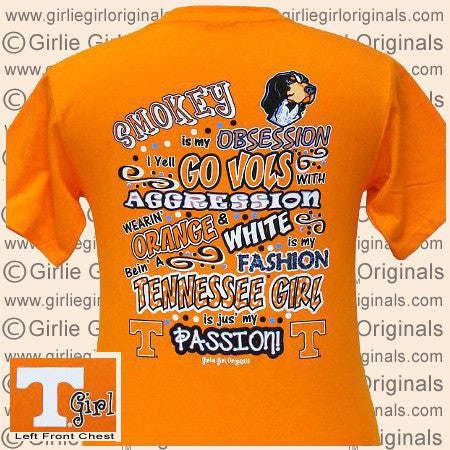 Tennessee T-shirt: TN Obsession (Short Sleeve)