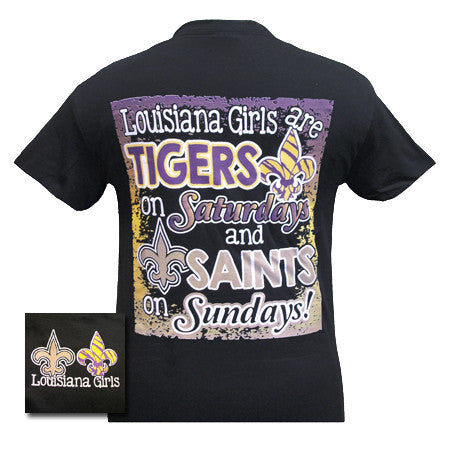 LSU Louisiana Girls Black