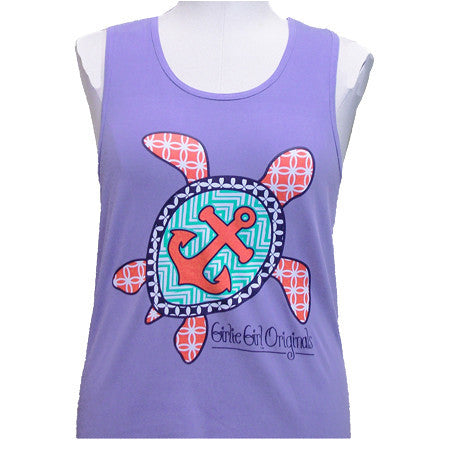 Turtle Anchor Tank Purple