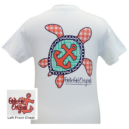 Turtle Anchor Tee White