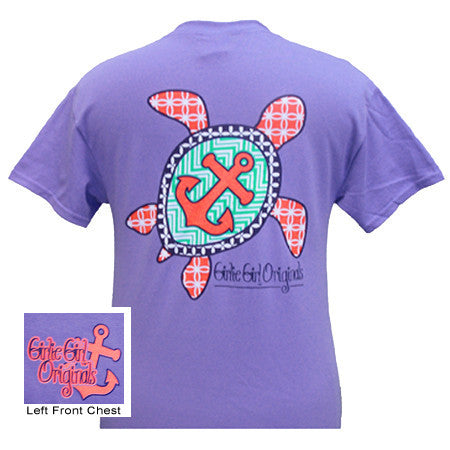 Turtle Anchor Tee Purple