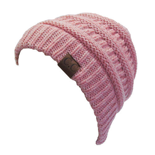 YJ-800 2-TONE BEANIE 2-ROSE